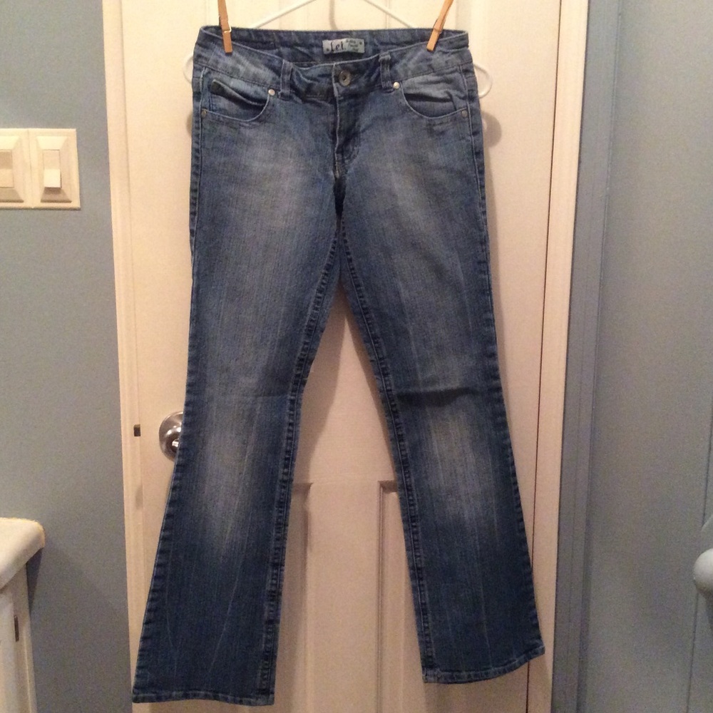 Lei Ashley trouble boot jeans